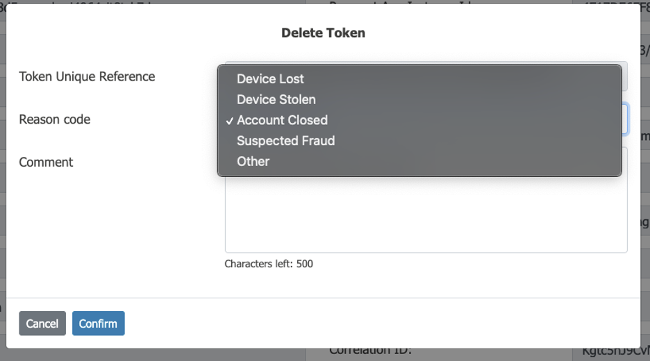 Delete Token