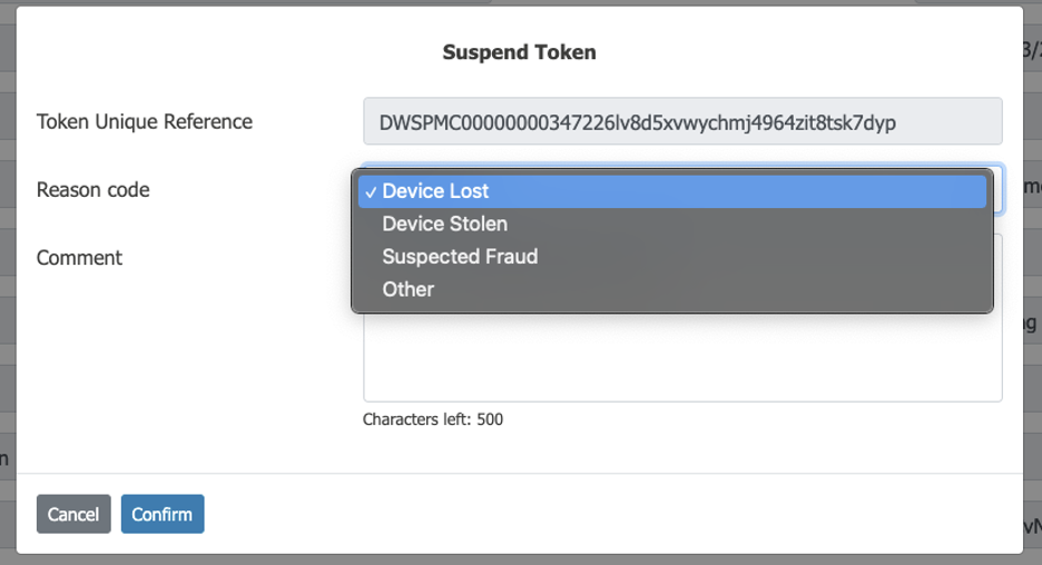 Suspend Token